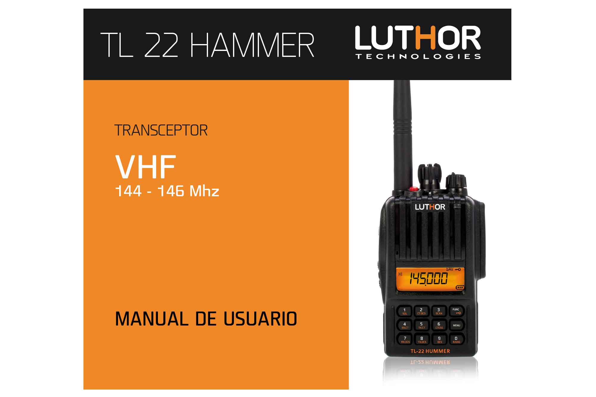 Emisora VHF monobanda Luthor TLM-202, compra online